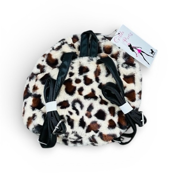 Gilda Paris NWT Leopard Mini Backpack - Picture 3 of 4